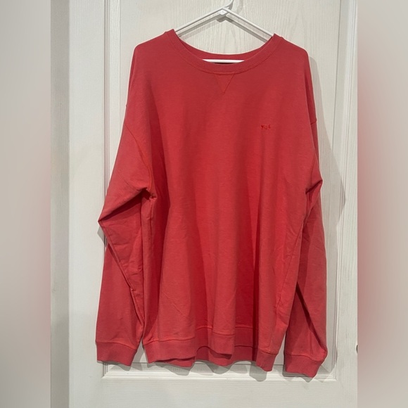 FINAL PRICE Coastal Cotton Coral Sweatshirt - Picture 1 of 6
